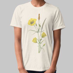Clubhair Mariposa Lily Floral Print Short Sleeve Graphic Tee T-shirt S M L XL